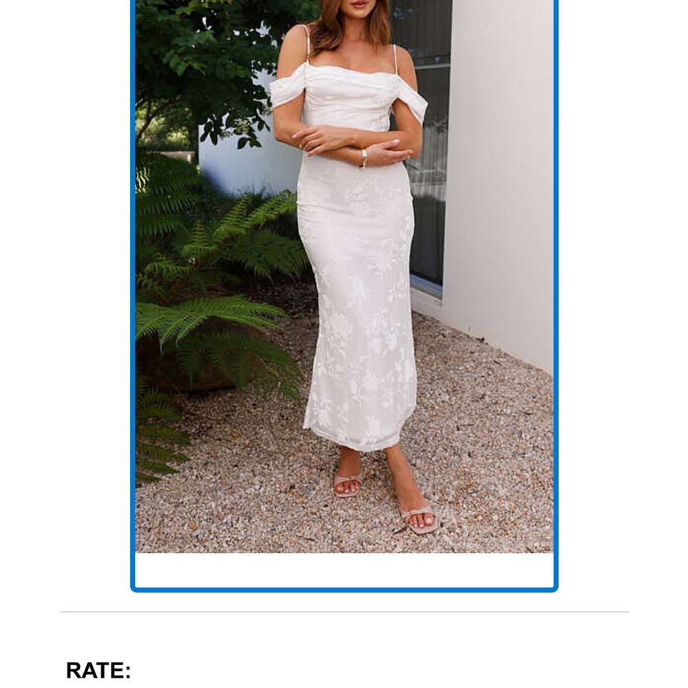 Chic Strapless White Dress